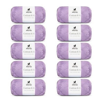 ANYDAY Cotton 8/4 von Mayflower | 10 × 50g – 033 helllila