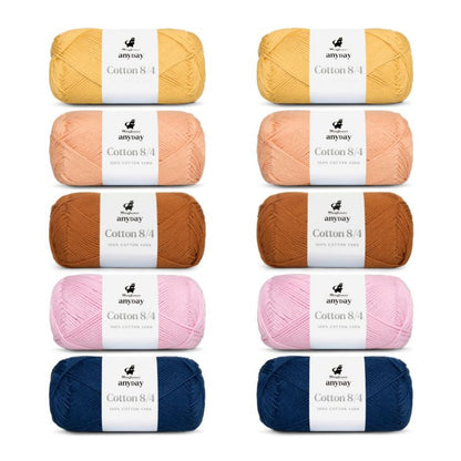 ANYDAY Cotton 8/4 Colorbag von Mayflower | 10 × 50g – 009 colorbag