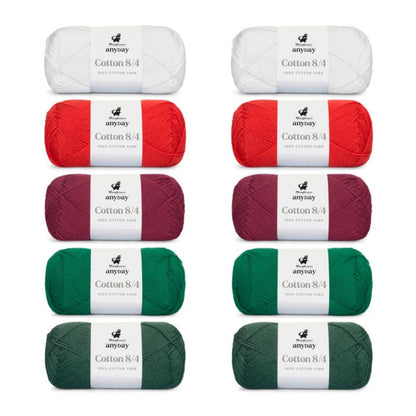 ANYDAY Cotton 8/4 Colorbag von Mayflower | 10 × 50g – 012 colorbag