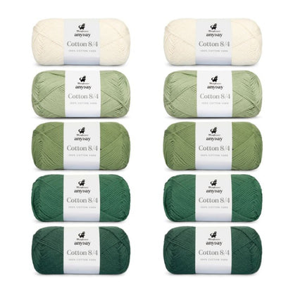 ANYDAY Cotton 8/4 Colorbag von Mayflower | 10 × 50g – 011 colorbag