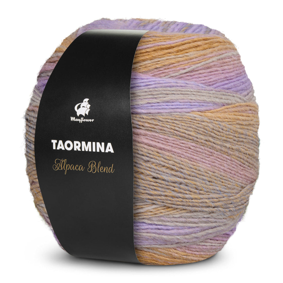 Taormina von Mayflower | 200g – 026 blauregen/aschgrau/goldbraun/pastelllila