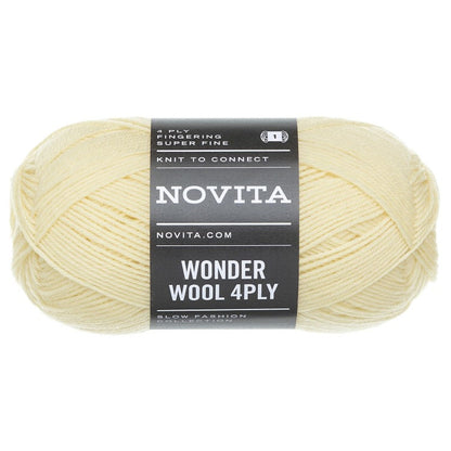 Wonder Wool 4PLY von Novita – meringue [205]