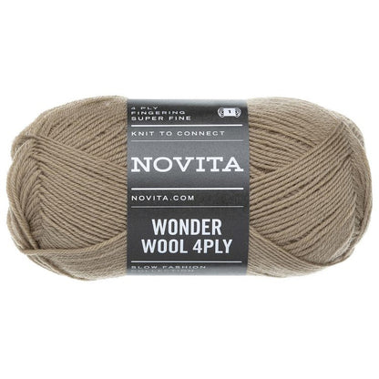 Wonder Wool 4PLY von Novita – sandbank [618]