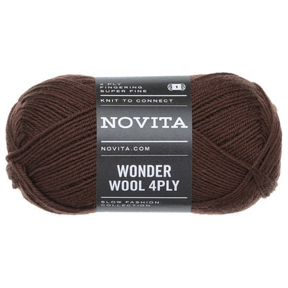 Wonder Wool 4PLY von Novita – cola [635]