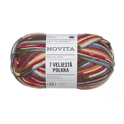 Novita 7 Veljestä Polkka | 100g