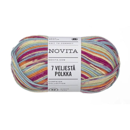 Novita 7 Veljestä Polkka | 100g