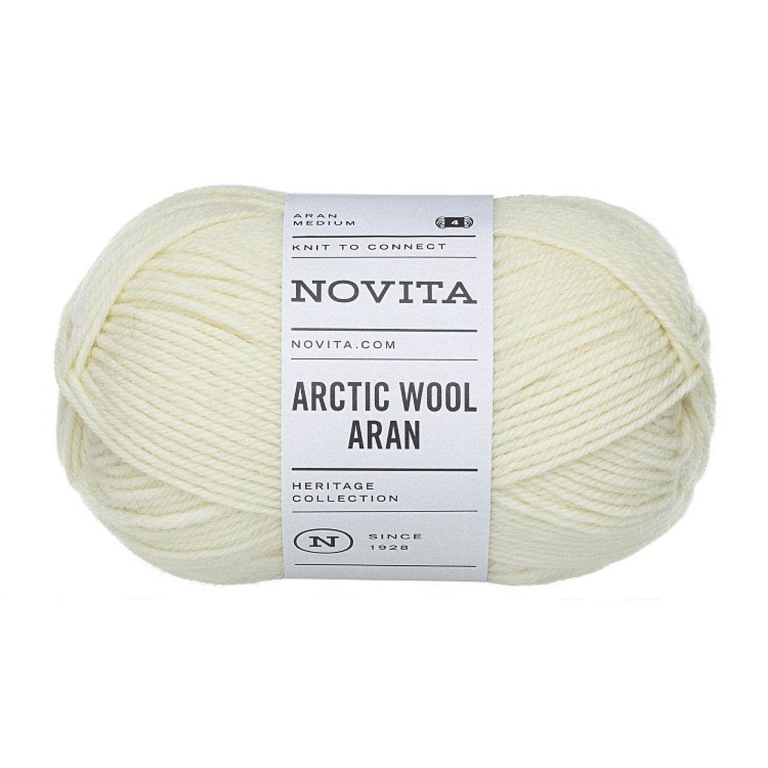 Novita Arctic Wool Aran – blizzard [25]