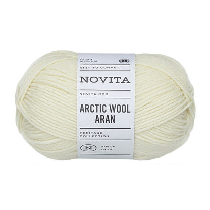 Novita Arctic Wool Aran – blizzard [25]