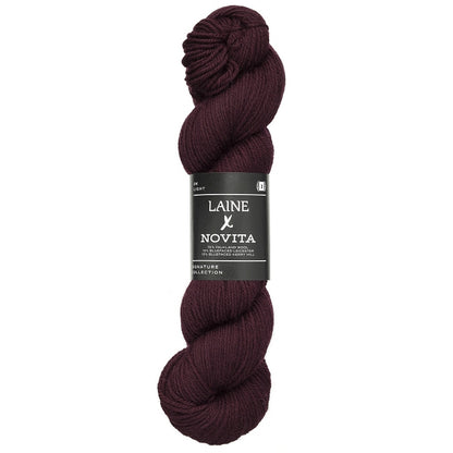 Novita x Laine 4PLY – deep burgundy [7821]