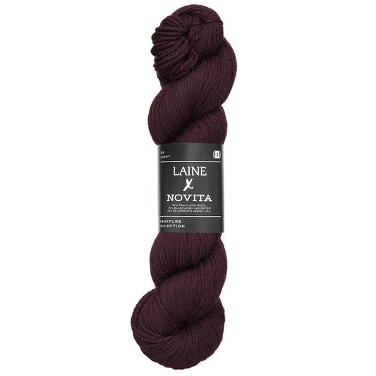 Novita x Laine 4PLY – deep burgundy [7821]