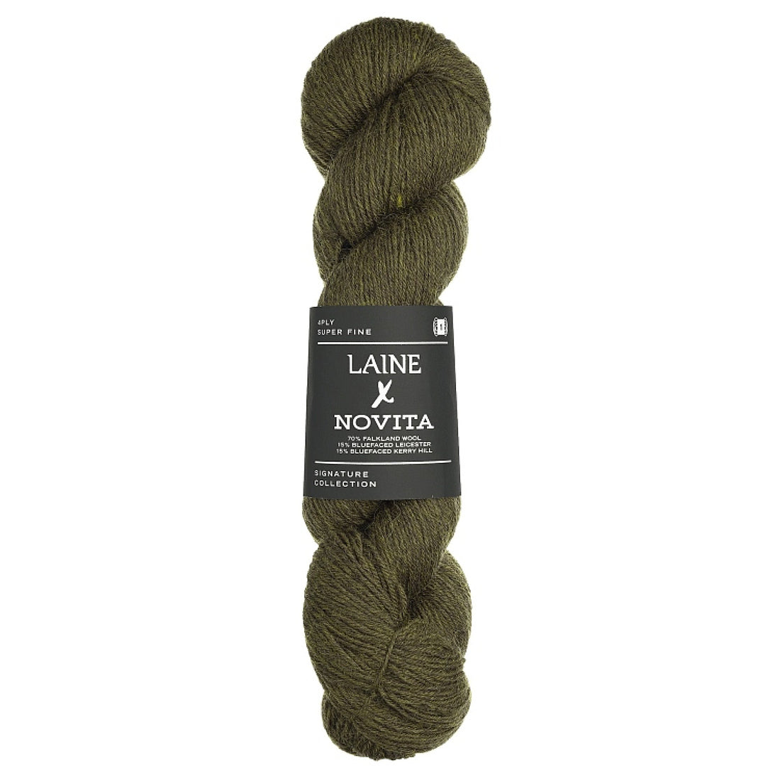 Novita x Laine 4PLY – earthy olive [3401]