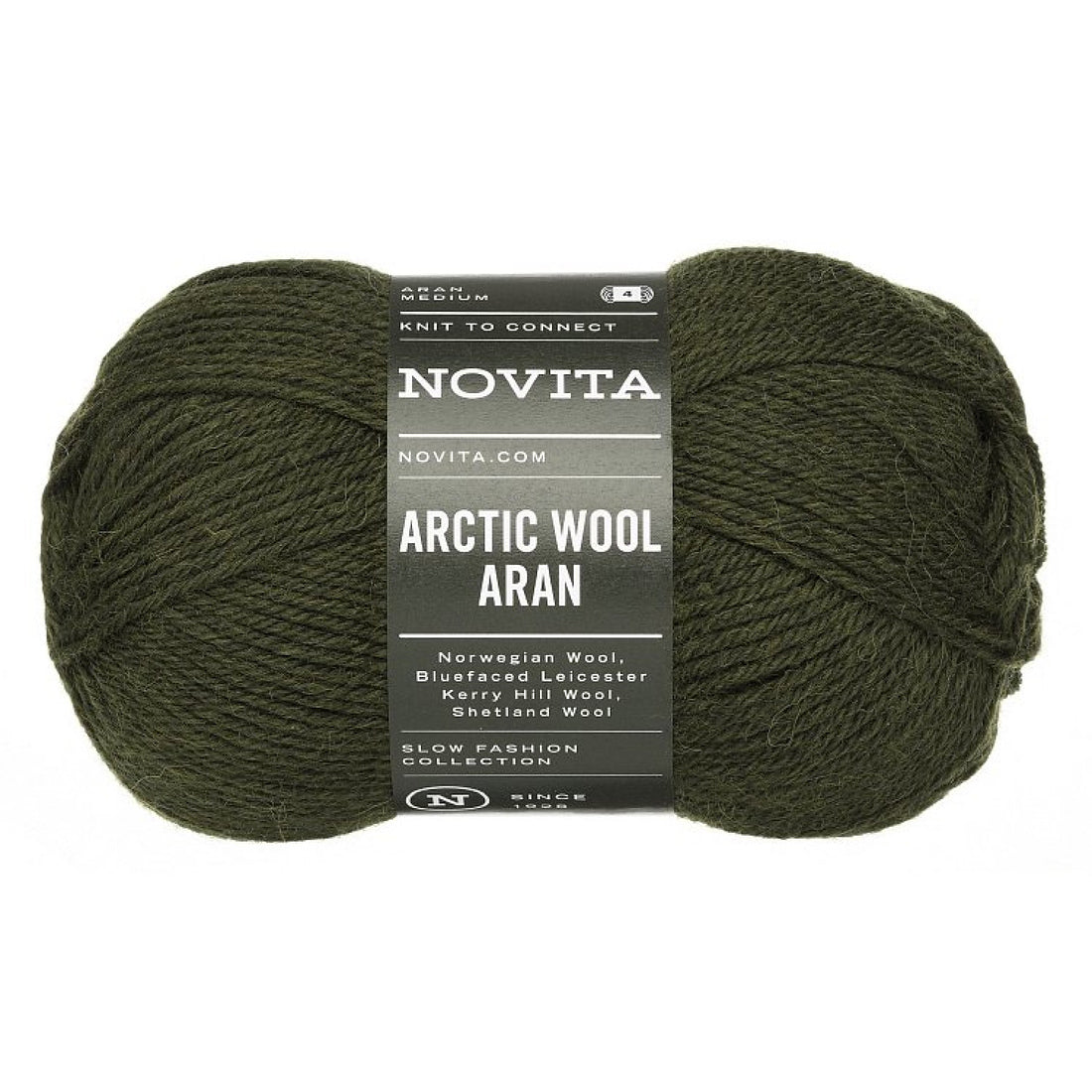 Novita Arctic Wool Aran – gray willow [357]