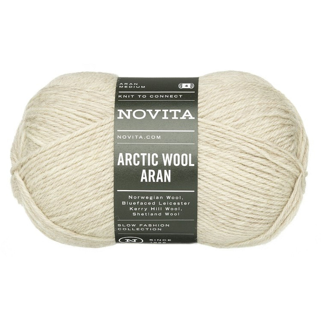 Novita Arctic Wool Aran – reindeer [631]