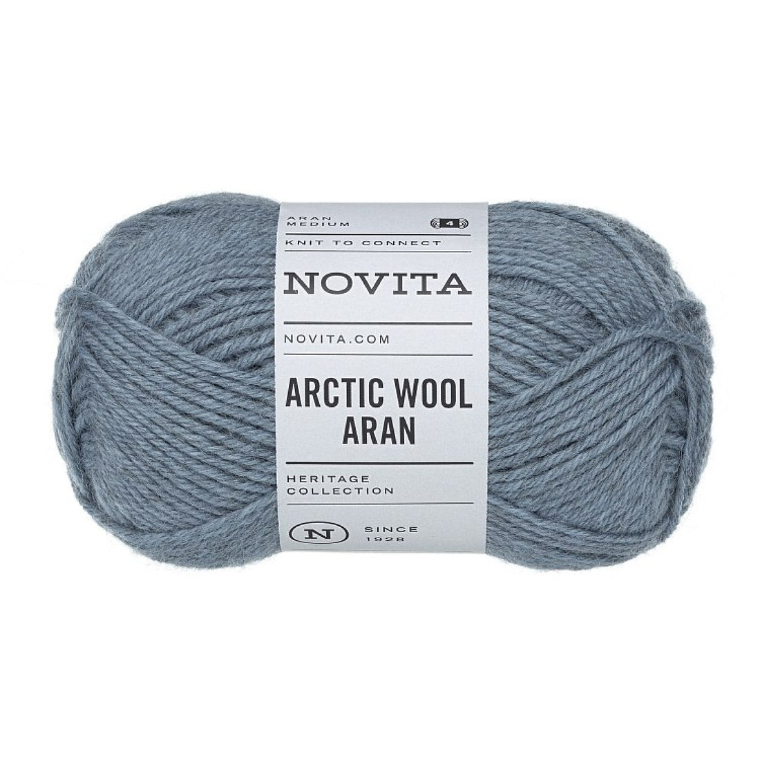 Novita Arctic Wool Aran – ground ice [124]