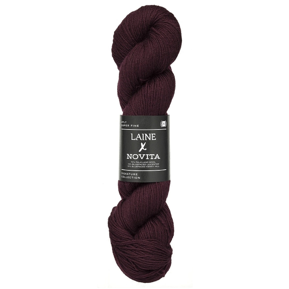 Novita x Laine DK – deep burgundy [7821]