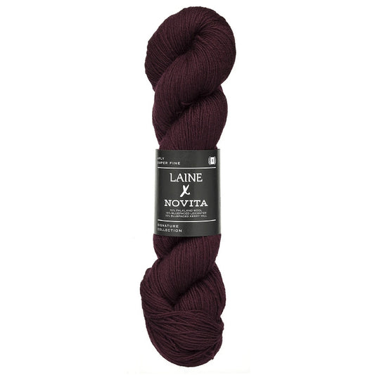 Novita x Laine DK – deep burgundy [7821]