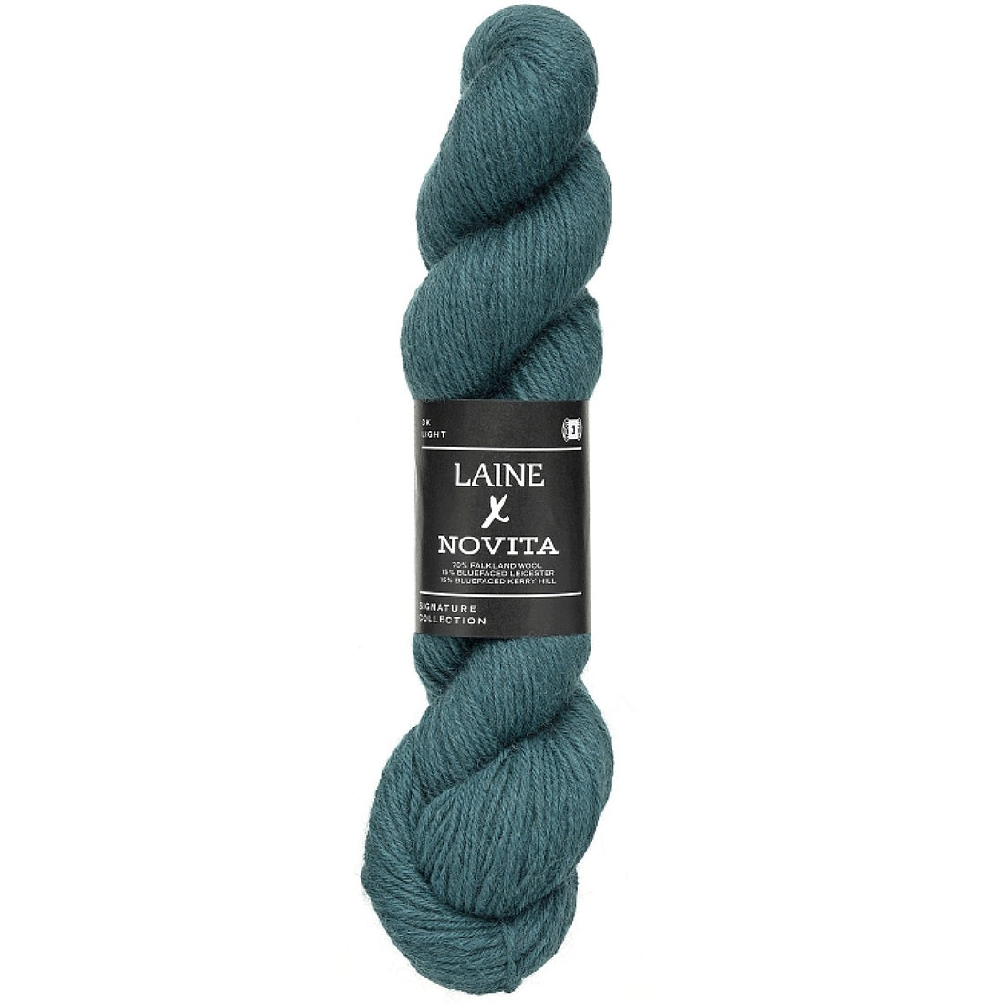Novita x Laine DK – heathered teal [1661]