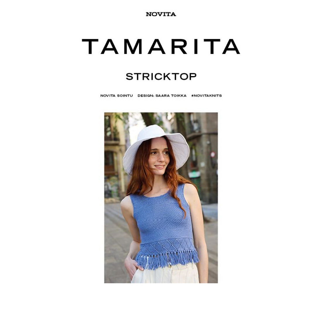 Novita Tamarita Stricktop – Einzelanleitung auf Deutsch