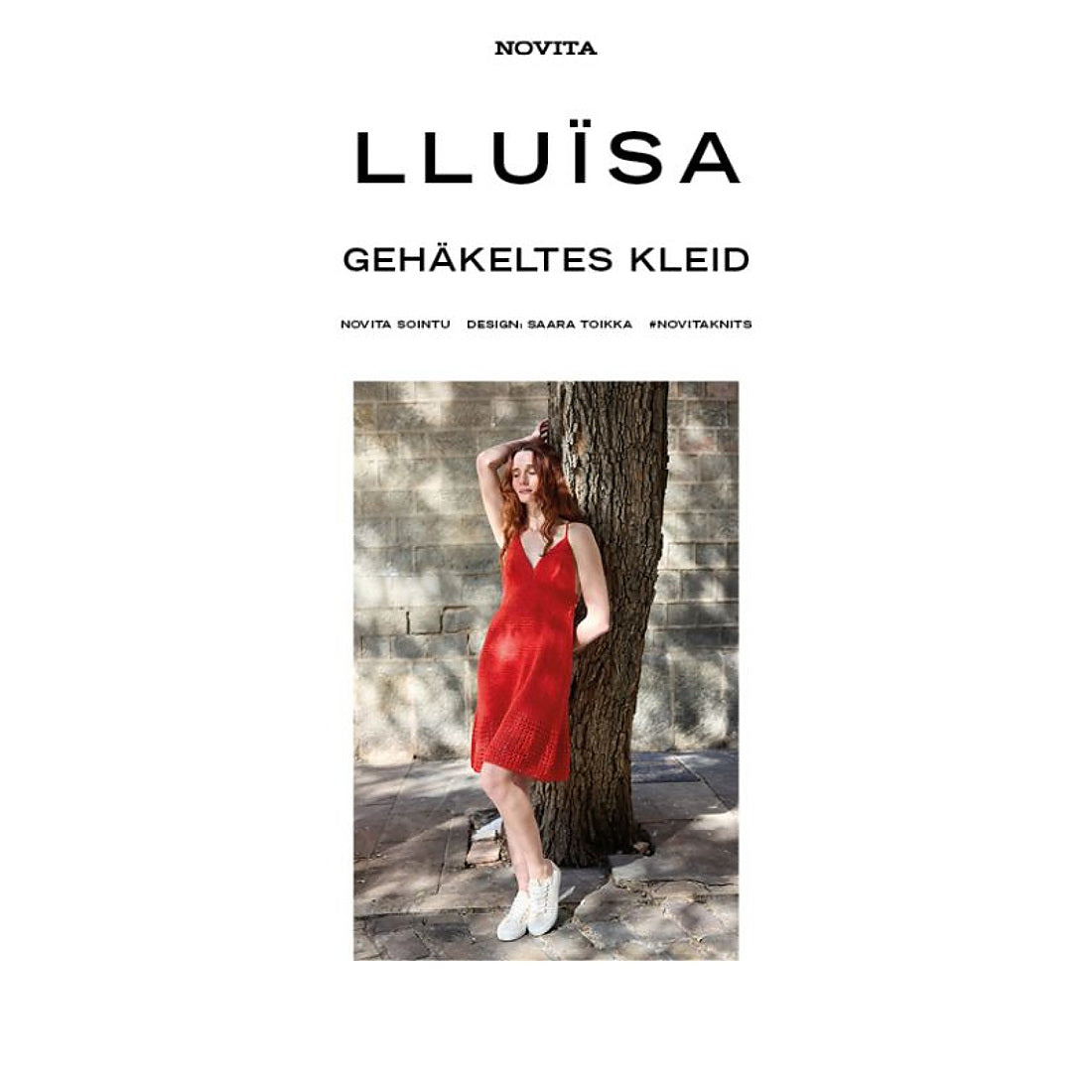 Novita Lluisa gehäkeltes Kleid – Einzelanleitung auf Deutsch