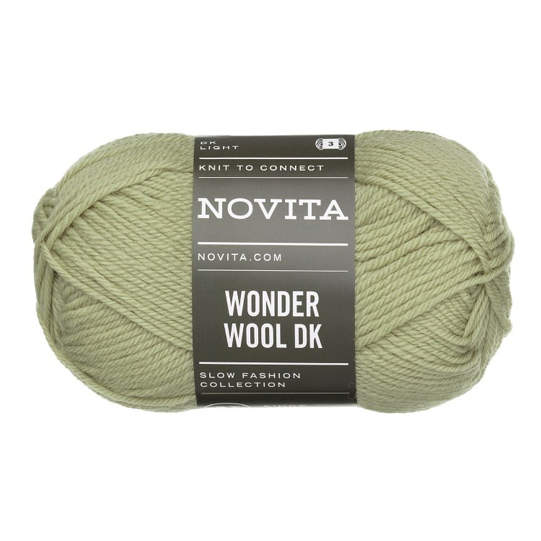 Novita Wonder Wool DK – light sage [3161]