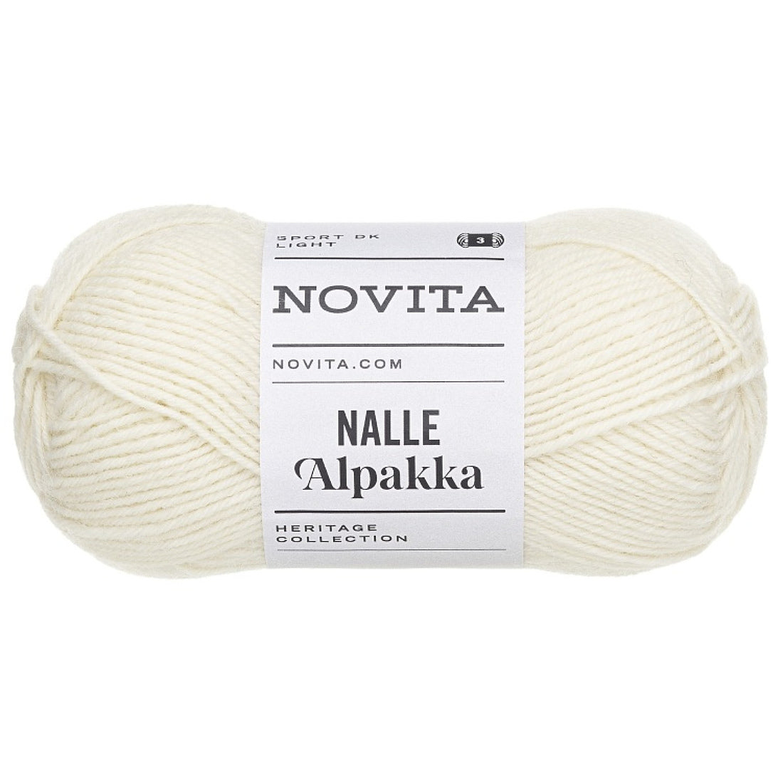 Nalle Alpakka von Novita – off white [10]