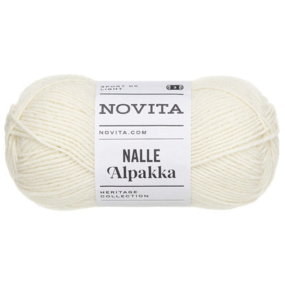 Nalle Alpakka von Novita – off white [10]