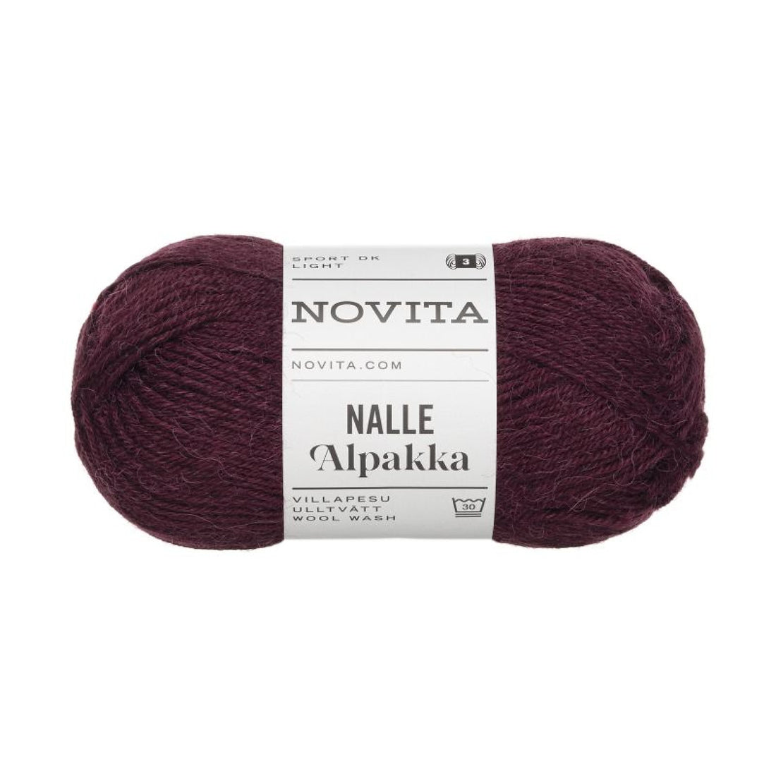 Nalle Alpakka von Novita – chokeberry [5481]