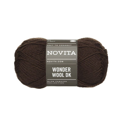 Novita Wonder Wool DK – dark chocolate [6341]