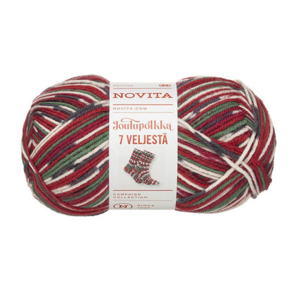 Novita 7 Veljestä Joulupolkka – christmas land [8591]