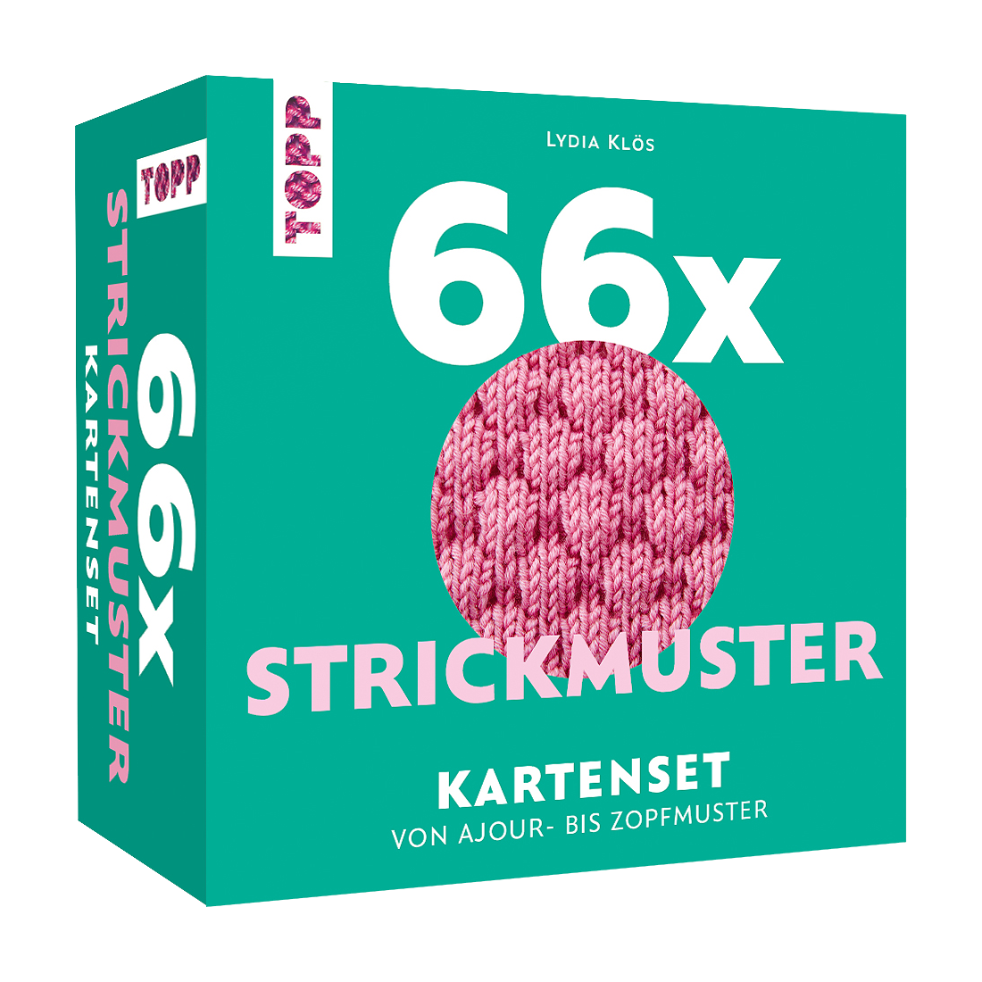 66x Strickmuster Kartenset von frechverlag