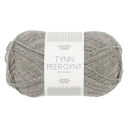 Tynn Peer Gynt von Sandnes Garn | 50g – grey mottled [1042]