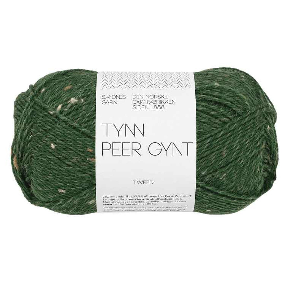 Tynn Peer Gynt von Sandnes Garn | 50g – forest green tweed [8085]