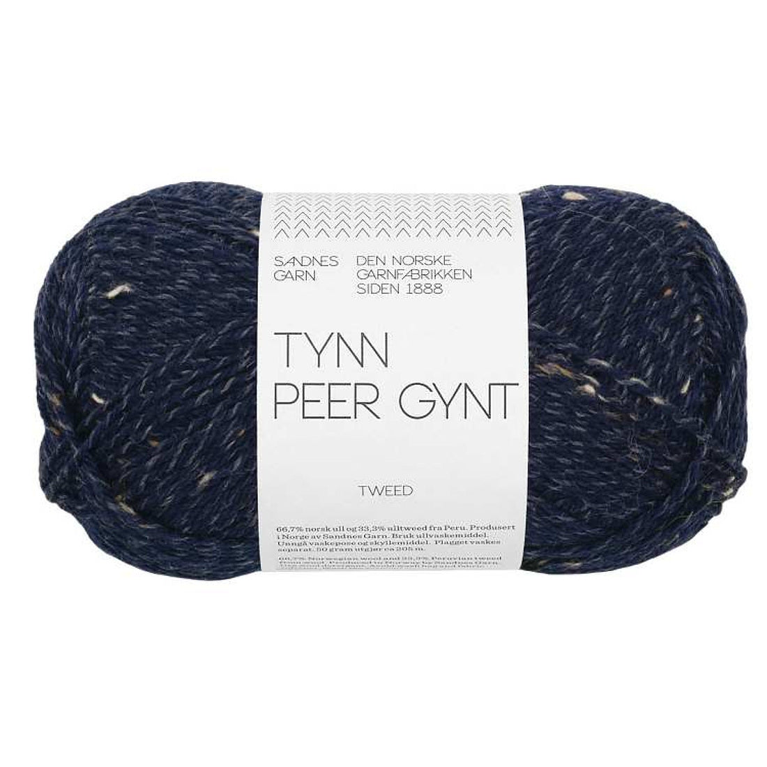 Tynn Peer Gynt von Sandnes Garn | 50g – navy blue tweed [5585]