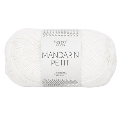 Mandarin Petit von Sandnes Garn | 50g – true white [1001]