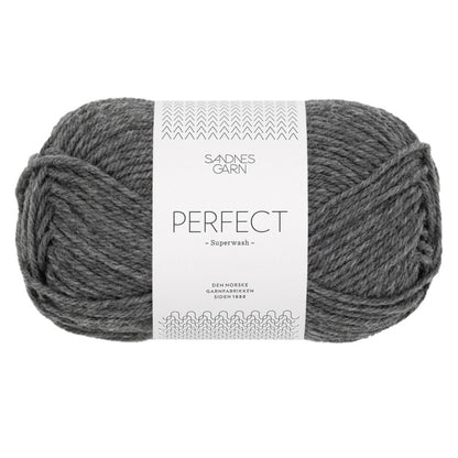 Perfect von Sandnes Garn | 50g – dark grey melange [1053]