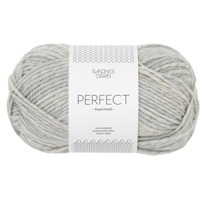 Perfect von Sandnes Garn | 50g – light grey mottled [1032]