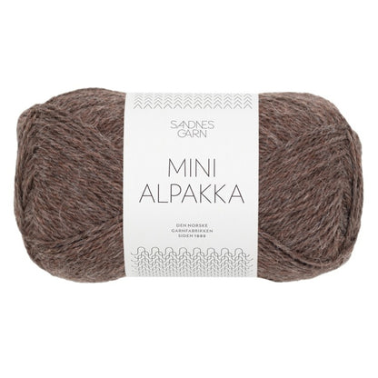 Mini Alpakka von Sandnes Garn | 50g – medium brown mottled [2652]