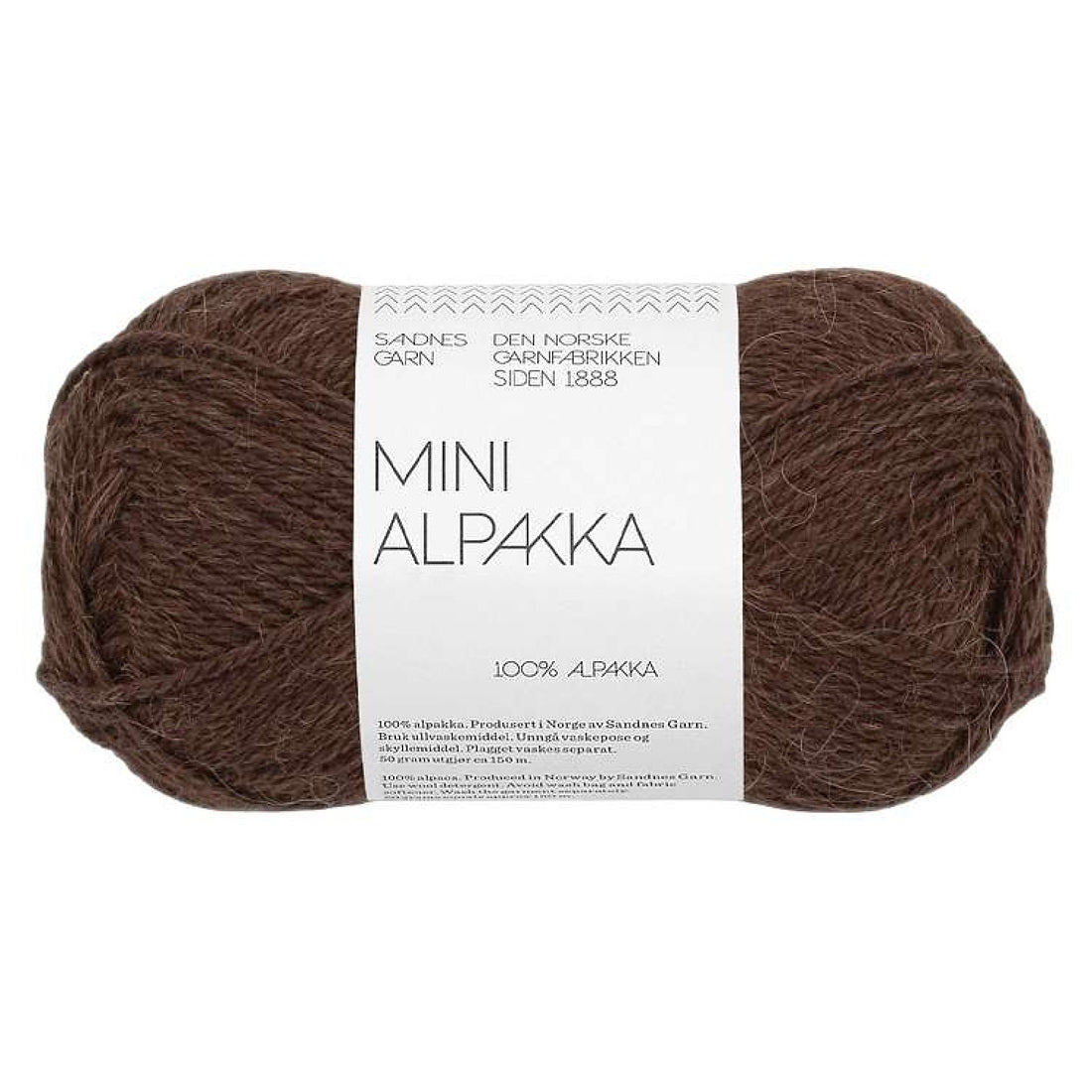 Mini Alpakka von Sandnes Garn | 50g – cacao nibs [3091]