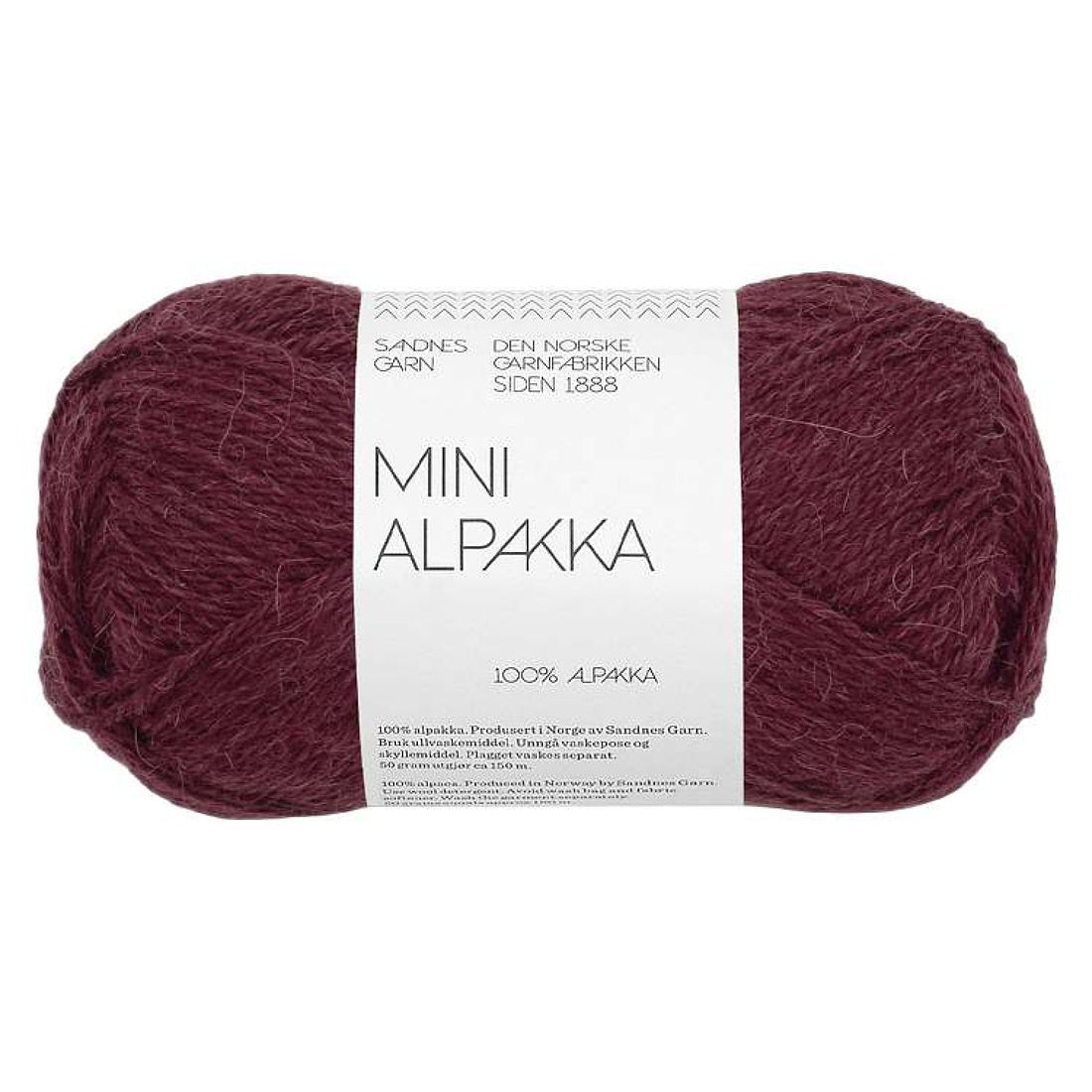 Mini Alpakka von Sandnes Garn | 50g – deep burgundy [4372]