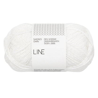Line von Sandnes Garn | 50g – true white [1001]