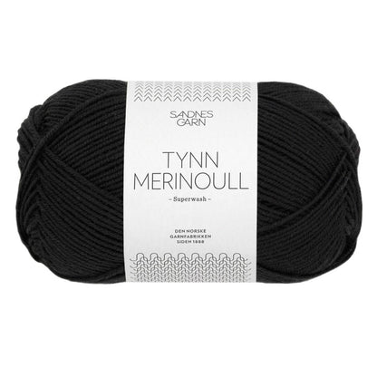 Tynn Merinoull von Sandnes Garn | 50g – black [1099]