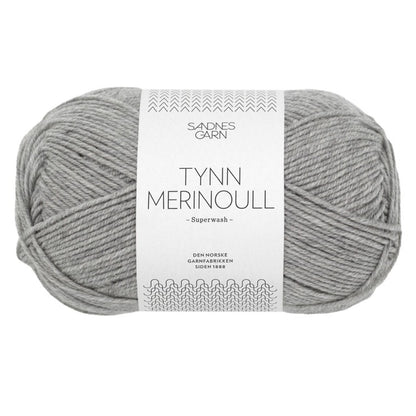 Tynn Merinoull von Sandnes Garn | 50g – grey mottled [1042]