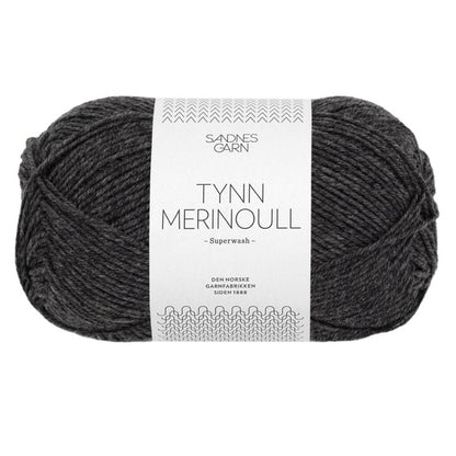 Tynn Merinoull von Sandnes Garn | 50g – dark grey melange [1055]