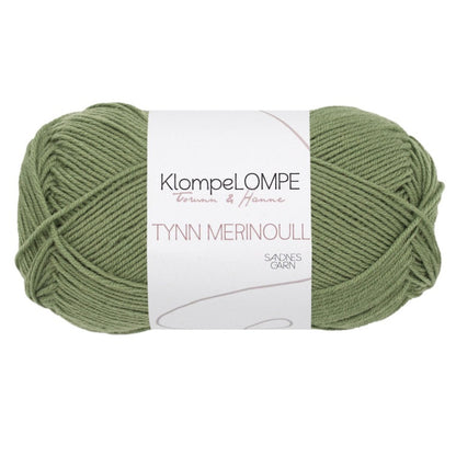 KlompeLOMPE Tynn Merinoull von Sandnes Garn | 50g – dark powder green [9052]