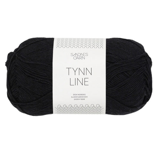 Tynn Line von Sandnes Garn | 50g – black [1099]