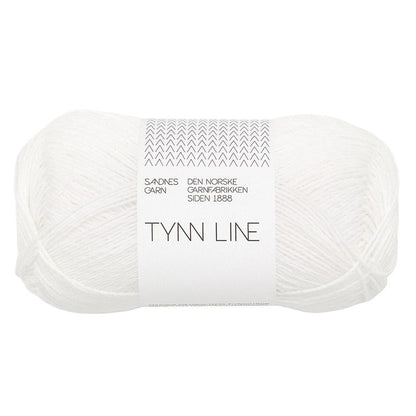 Tynn Line von Sandnes Garn | 50g – true white [1001]
