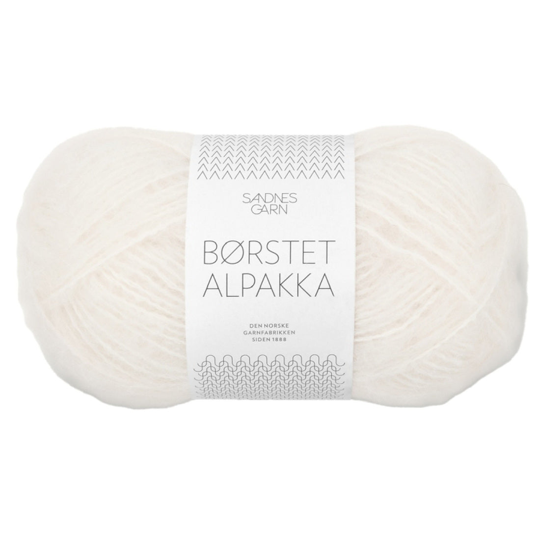 Borstet Alpakka von Sandnes Garn | 50g – true white [1001]