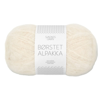 Borstet Alpakka von Sandnes Garn | 50g – natural white [1012]