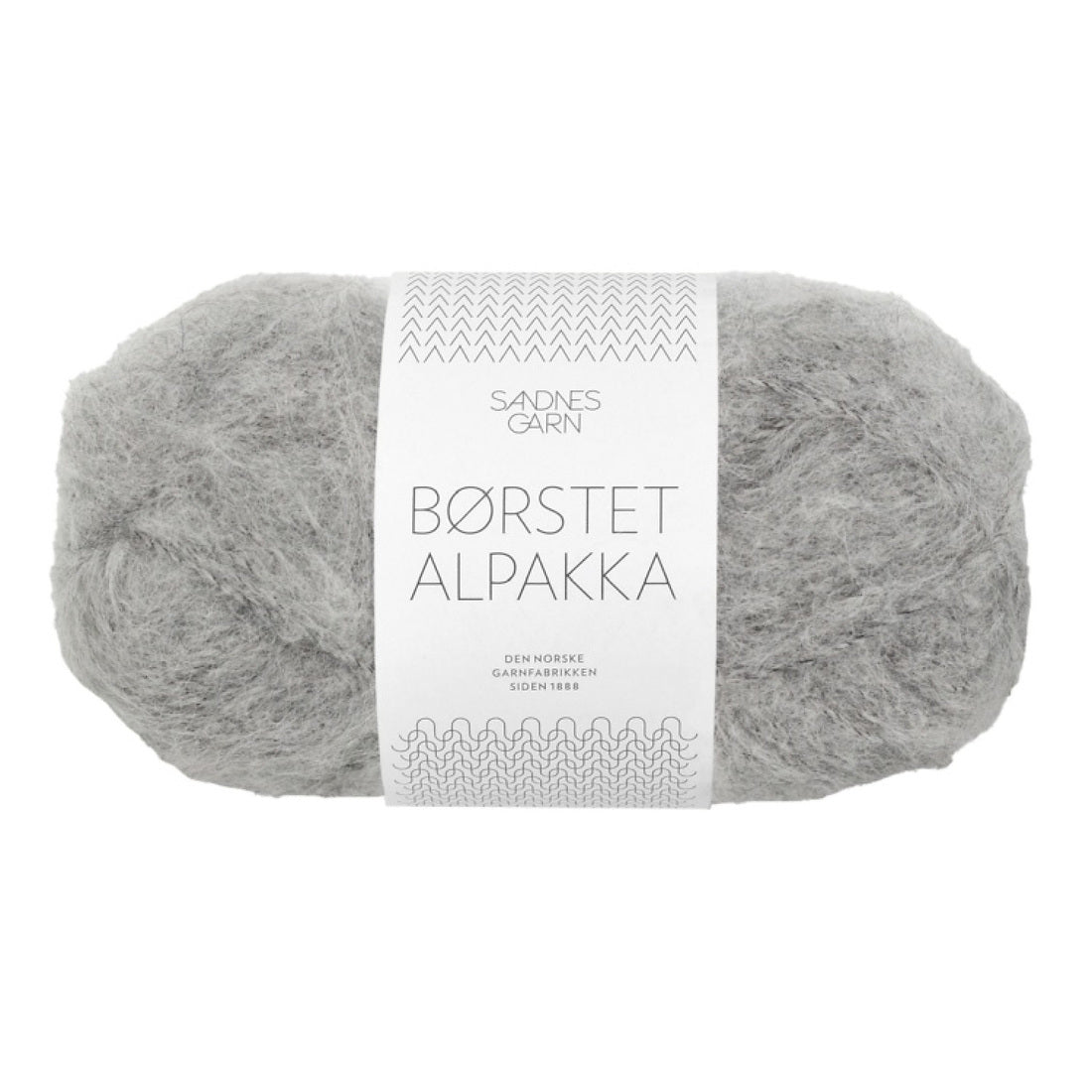 Borstet Alpakka von Sandnes Garn | 50g – grey mottled [1042]
