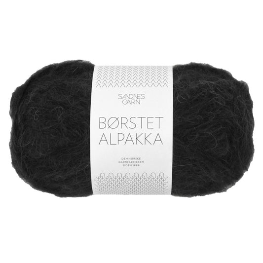 Borstet Alpakka von Sandnes Garn | 50g – black [1099]